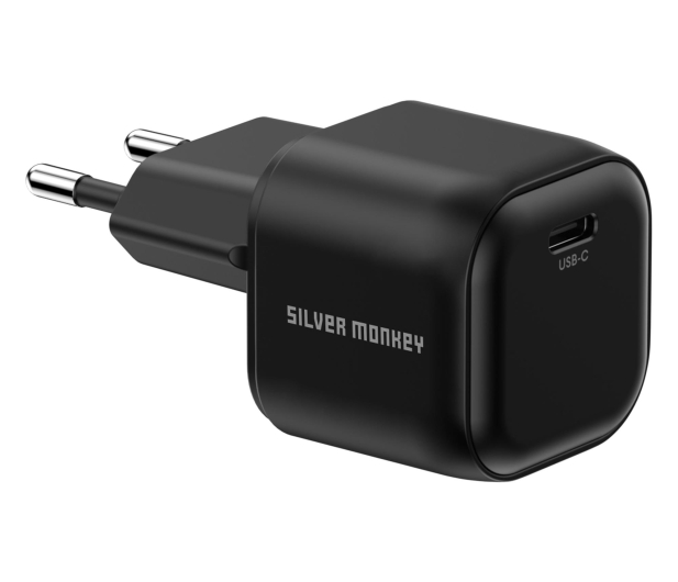 Silver Monkey Ładowarka GaN Smart Uno 100W Czarna - 1572478 - zdjęcie 2